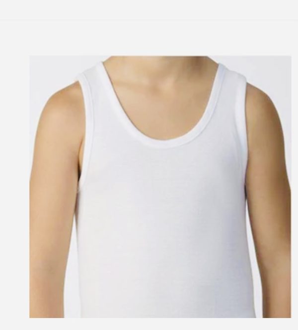 Camisetas tirantes lisas niño